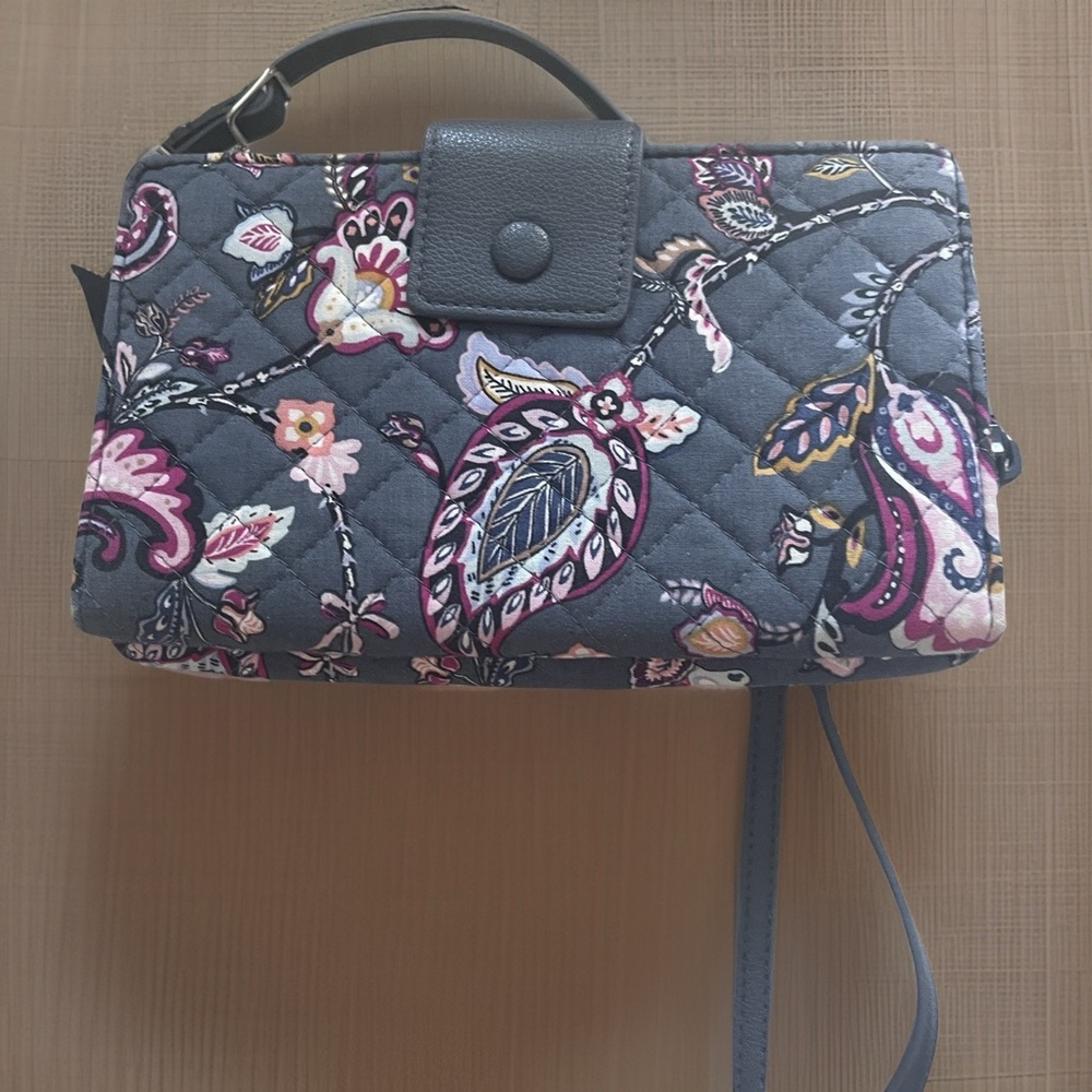 Vera Bradley Wallet with Cross-body Strap